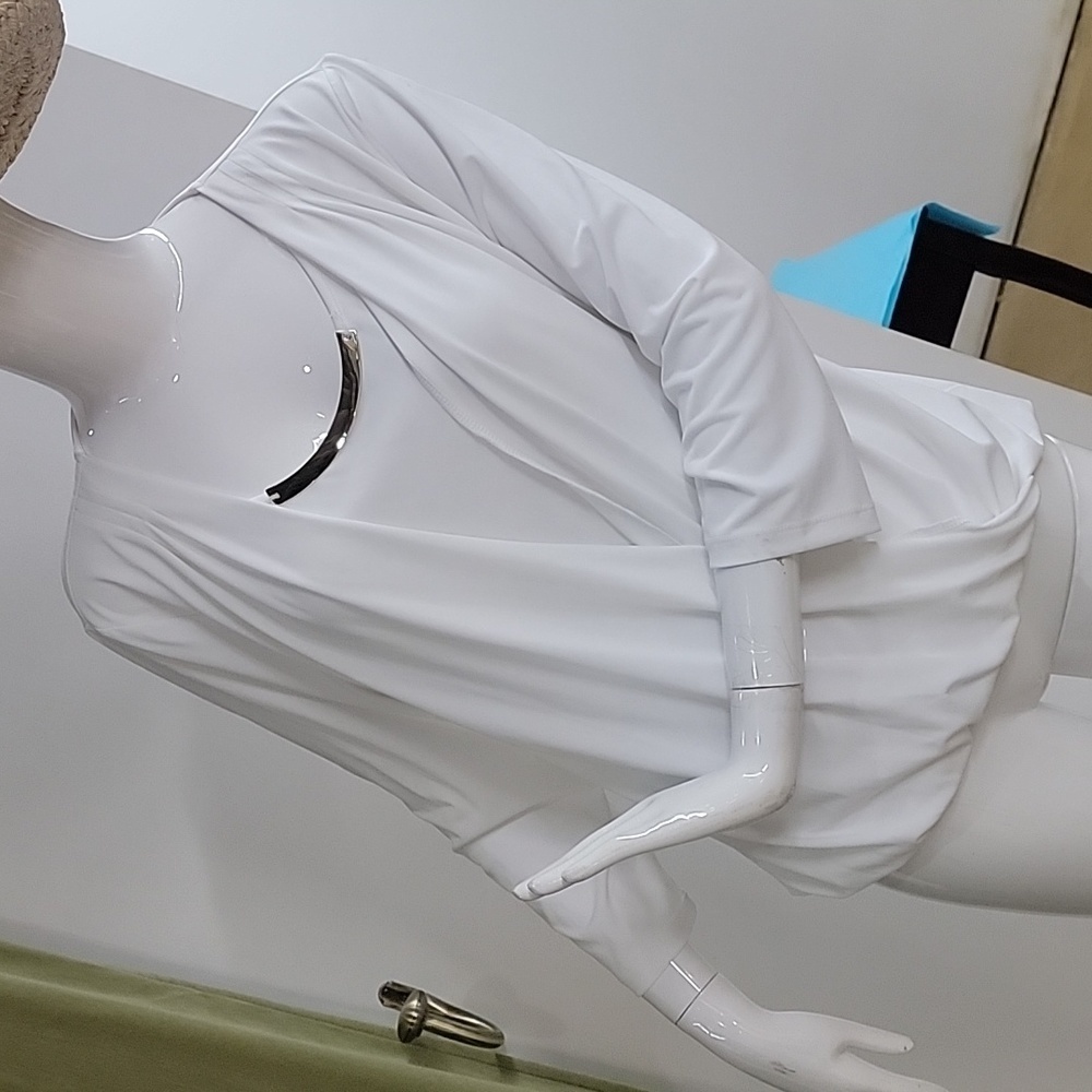 Calvin Klein 3/4 Sleeve Lightweight Blouse Sizd Large